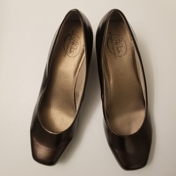 Life Stride Simply Comfort Brown, Bronze  Wedge   size 8 - Picture 1 of 6